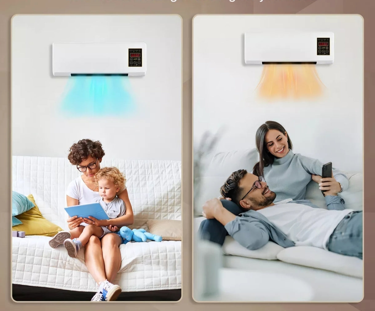 Calefactor 2 en 1 con soporte