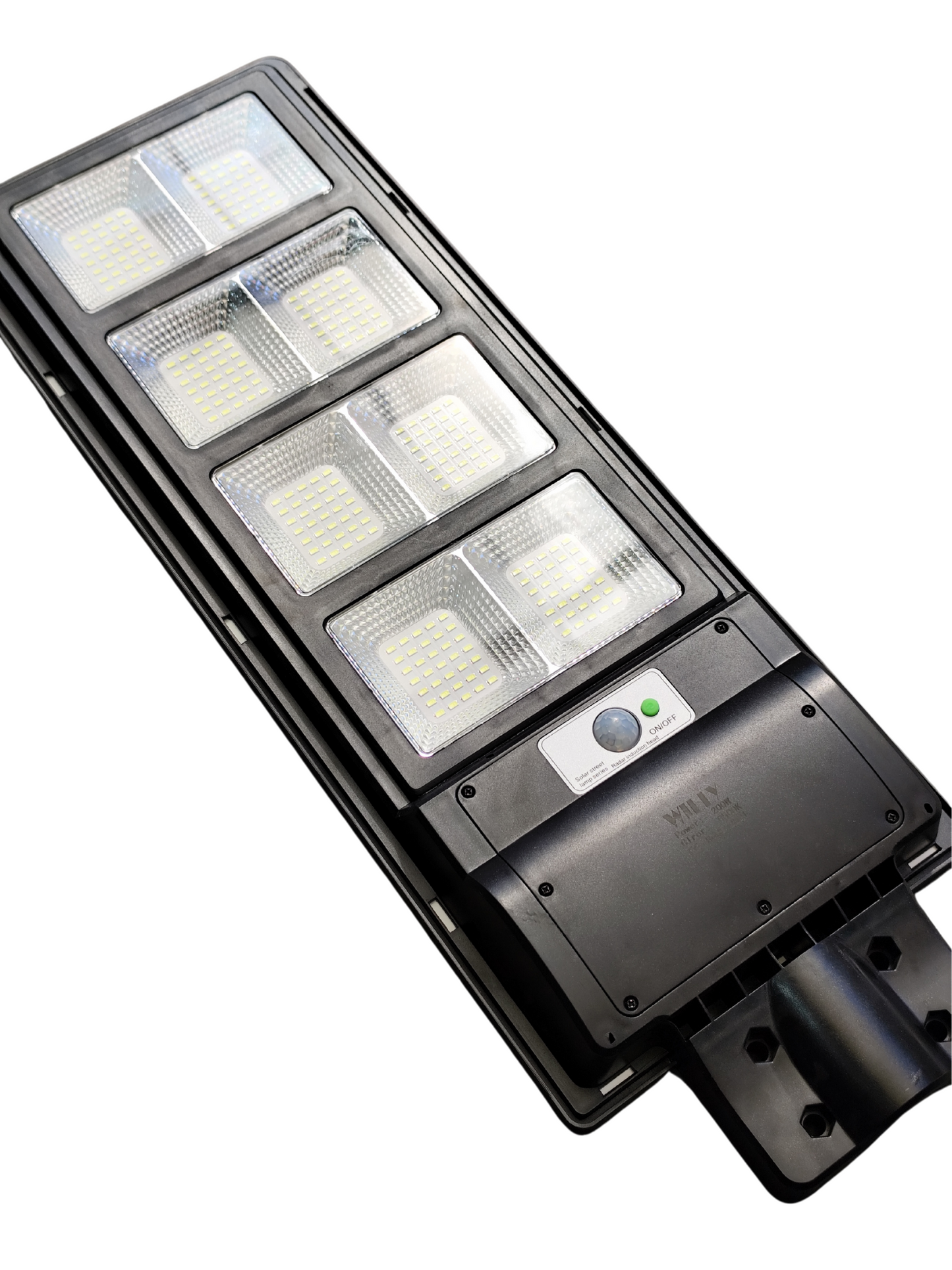 Foco Solar 200W con Soporte y Kit de Instalación