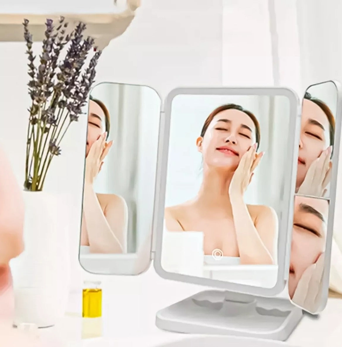 Espejo Maquillaje Led Tocador Usb