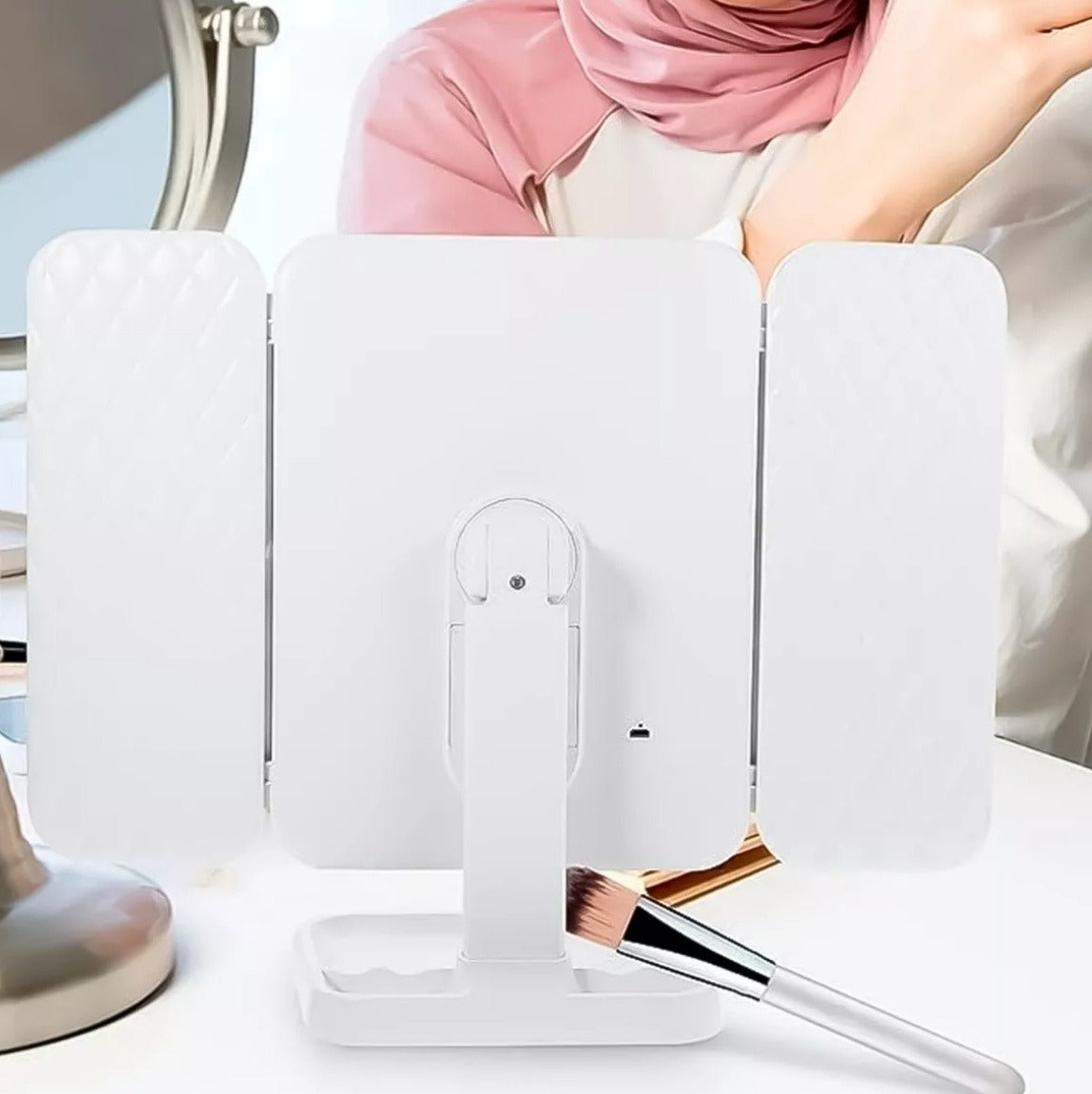 Espejo Maquillaje Led Tocador Usb