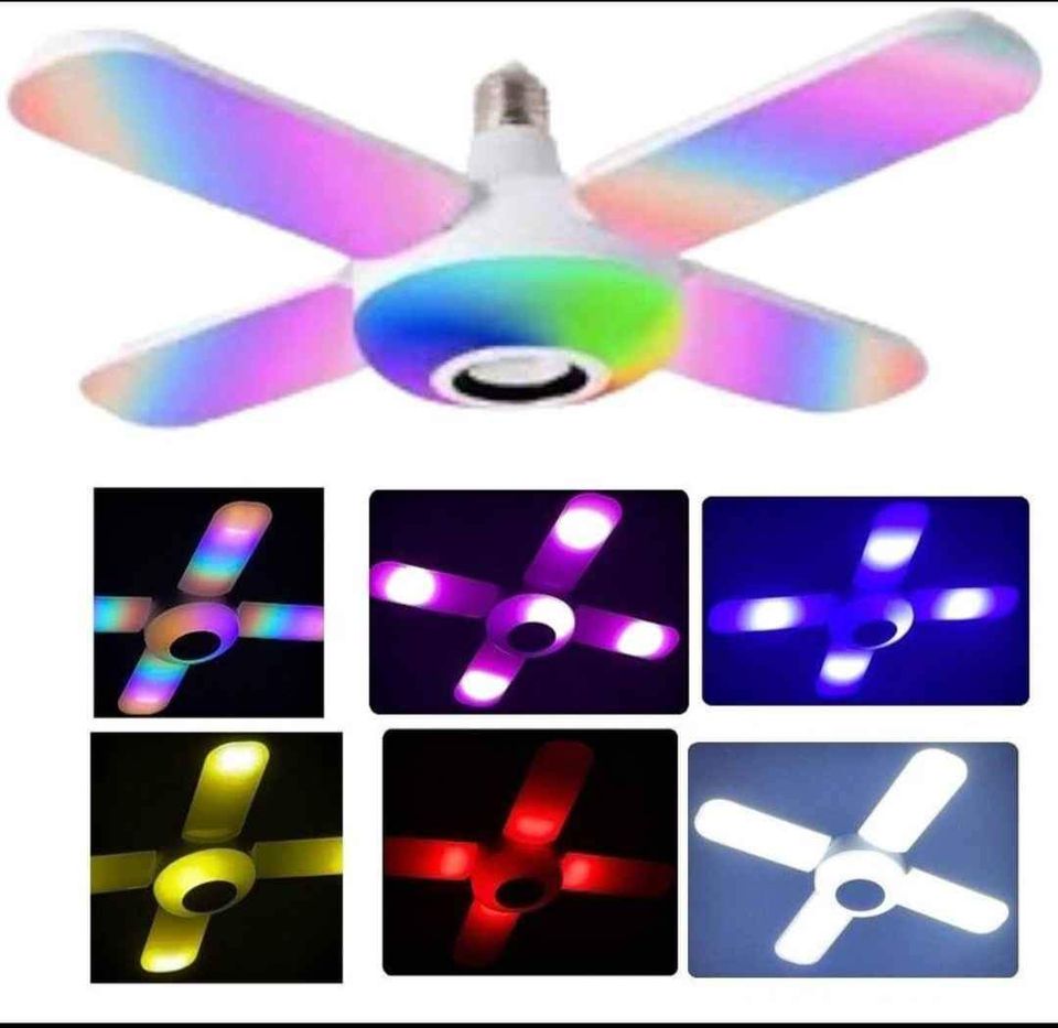 Ampolleta Parlante Con Bluetooth Ampolletas E27 4 En 1 Luces Color De La Luz RGB