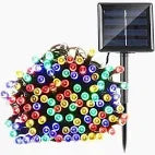 Luces Solares Guirnalda x3 20 Metros cada Set 600 LED Multicolor