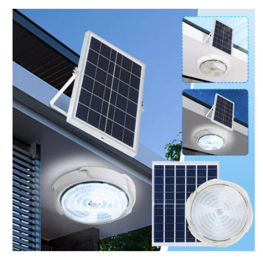 Foco Solar 300w panel Separado