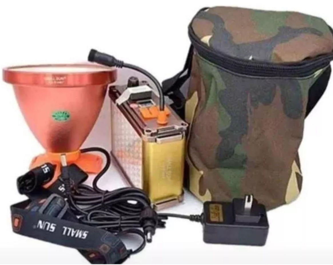 Linterna 1200w con banco de Carga