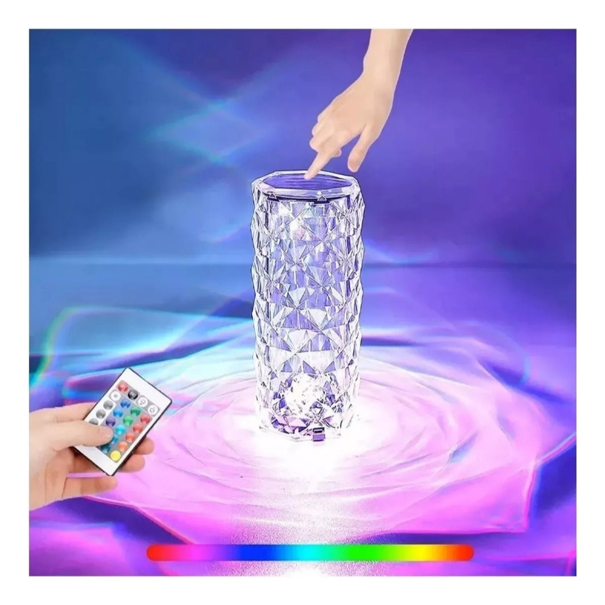 Lampara Usb Tipo Diamante Led Táctil