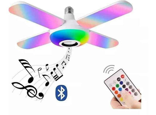 Ampolleta Parlante Con Bluetooth Ampolletas E27 4 En 1 Luces Color De La Luz RGB