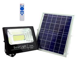 Foco Solar 100W panel separado GCS