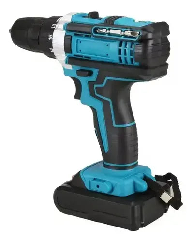 Taladro Inalámbrico 24 Piezas + 2 Baterías