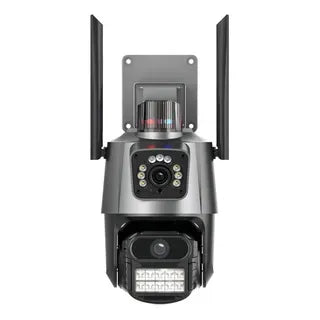 Camara De Seguridad Smart Ip Wifi Doble Lente 4k Ultra Hd Negro