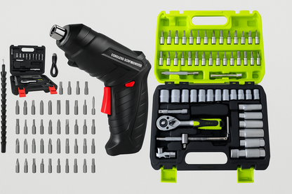 Set de Herramientas Maleta 53 Pcs - Destornillador Eléctrico 45 Pcs®