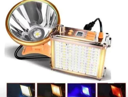 Linterna 1200w con banco de Carga